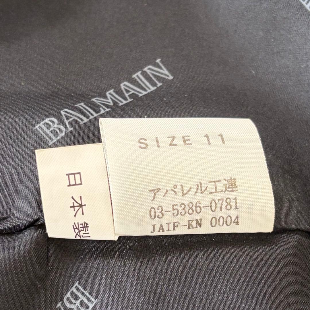 jasmine726シルク ピュアカシミヤBALMAIN ファー コート