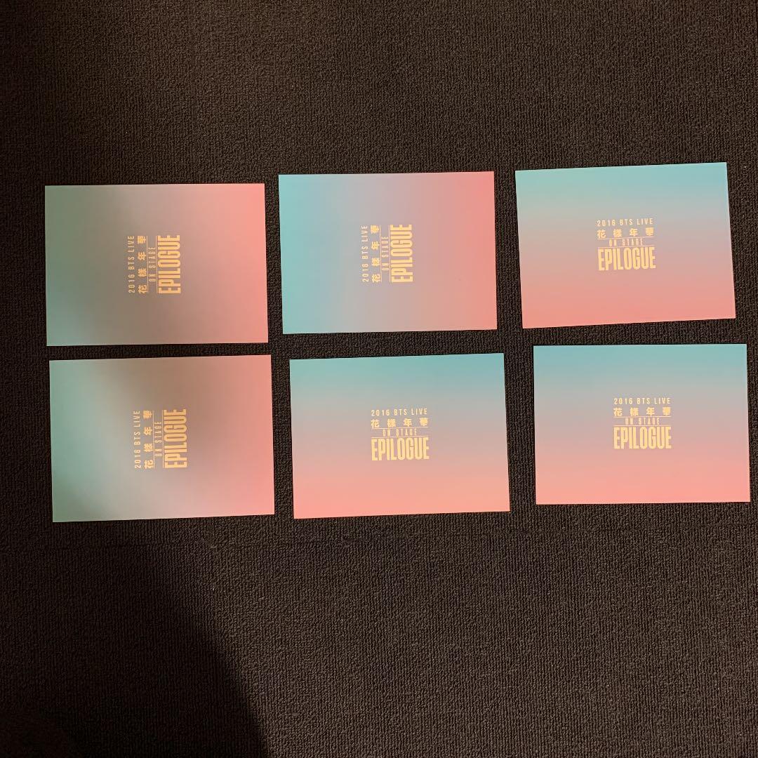 BTS 2016 花様年華 ON STAGE EPILOGUE フォトカード