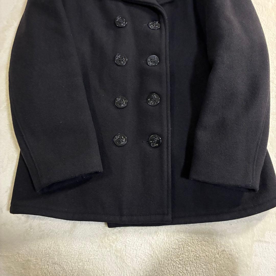 Schott Pコート 740N アメリカ製 キルティング 44 黒 ショット