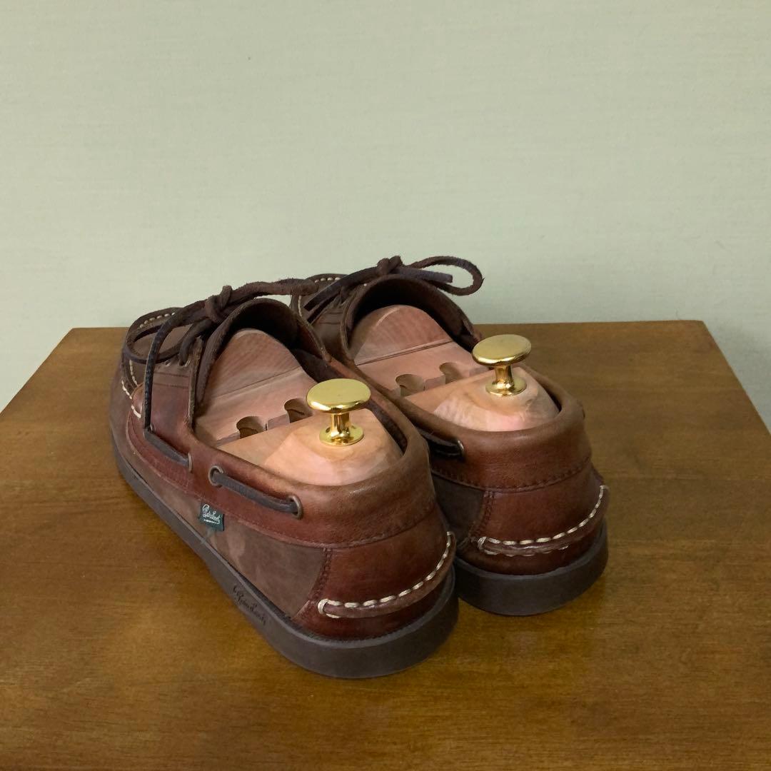 ParabootバラブーツBarthバース デッキシューズ ヌバックレザーコンビ