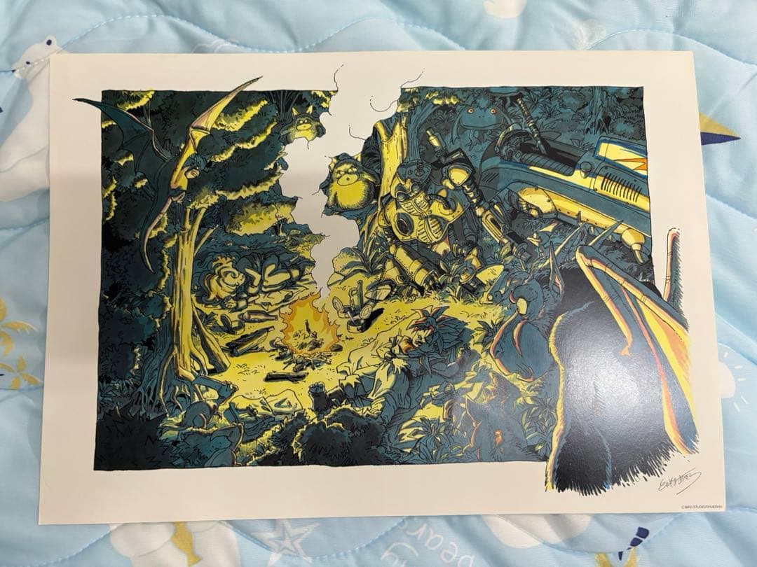 鳥山明の世界展　B4サイズ　ポスター　クロノトリガー 複製原画