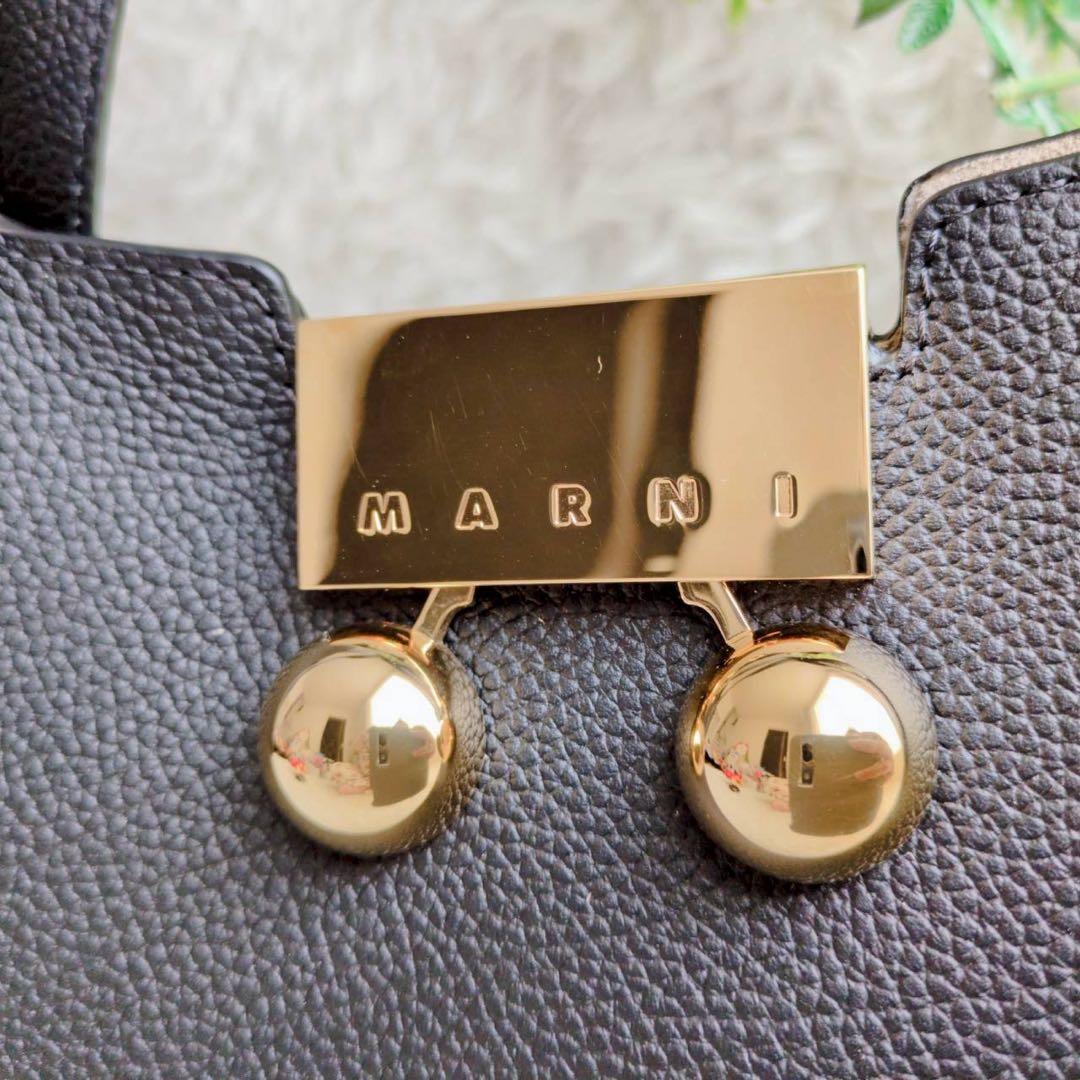 ◾︎25ss 極美品◾︎ マルニ トートバッグ 2way トランカルー マルニレター