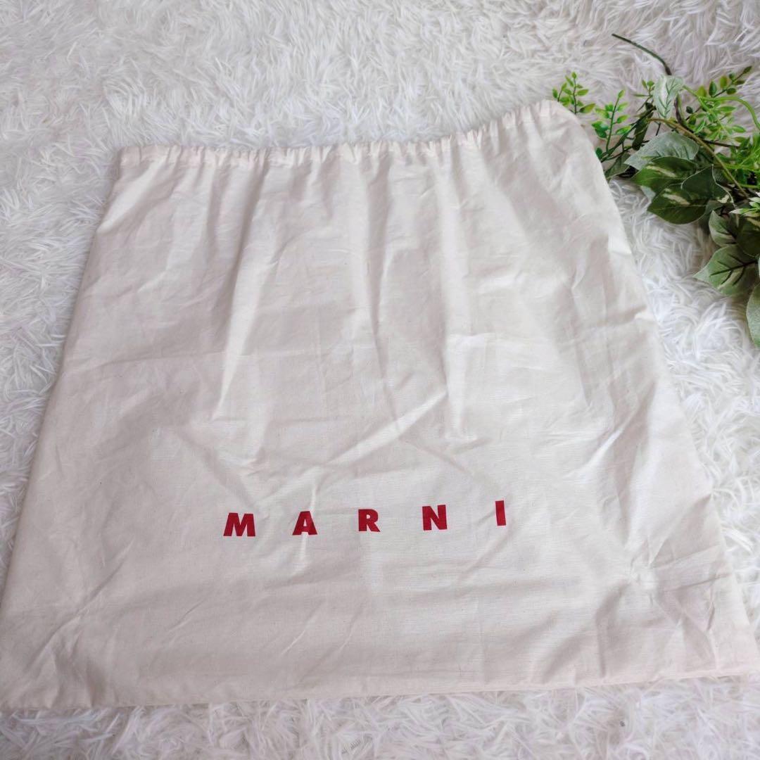 ◾︎25ss 極美品◾︎ マルニ トートバッグ 2way トランカルー マルニレター