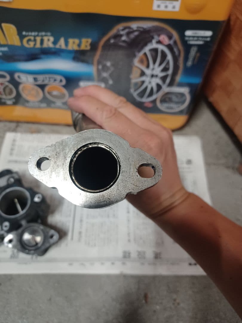 ★エクストレイル純正EGRバルブ&パイプ DNT31 ディーゼル★清掃済み！