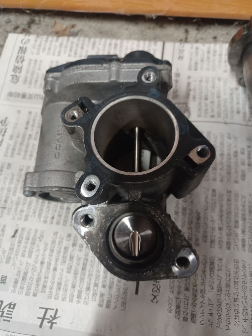 ★エクストレイル純正EGRバルブ&パイプ DNT31 ディーゼル★清掃済み！