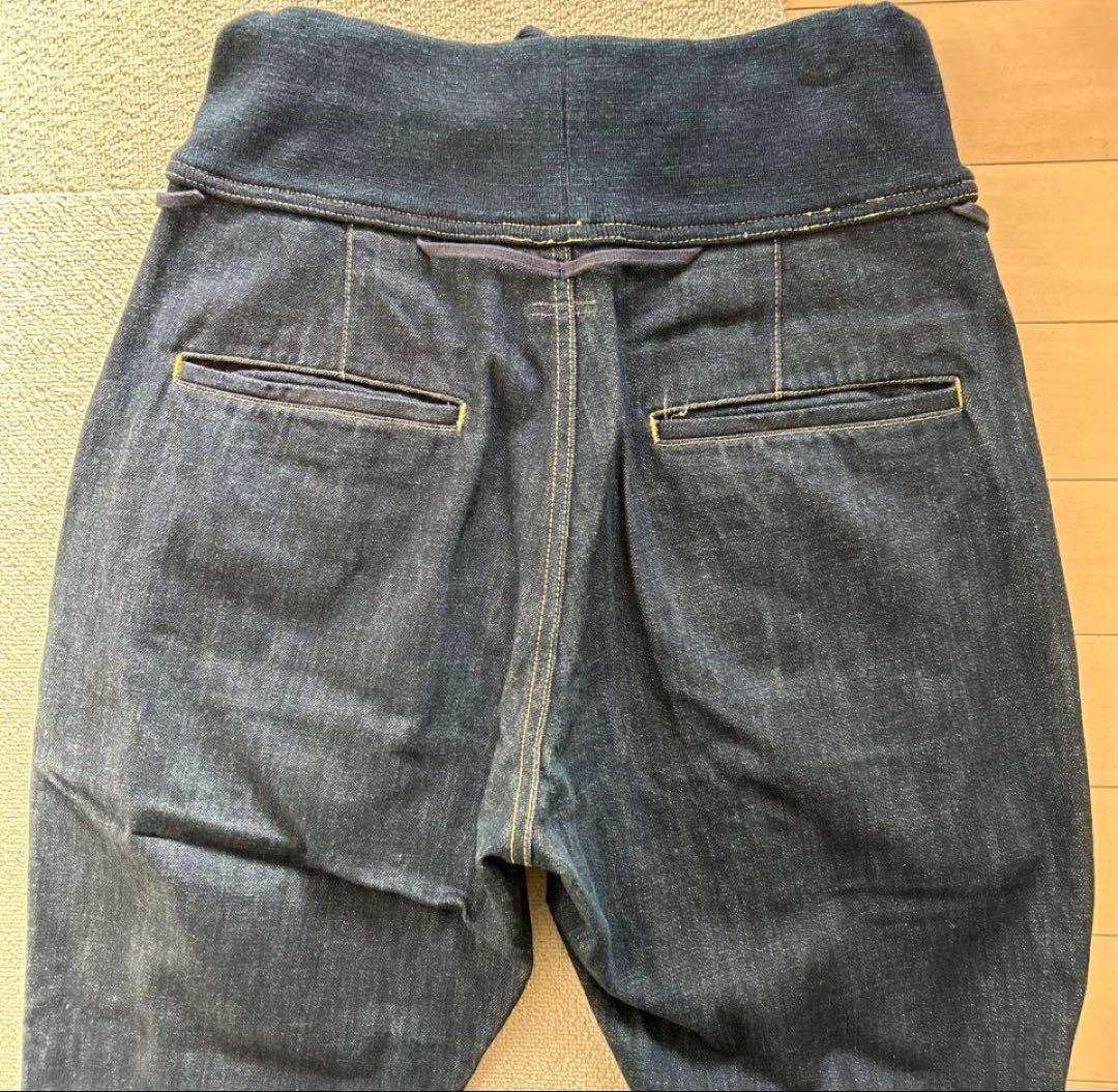 美品　KAPITALキャピタルデニムサルエルヌーベルパンツ　濃紺　サイズ0