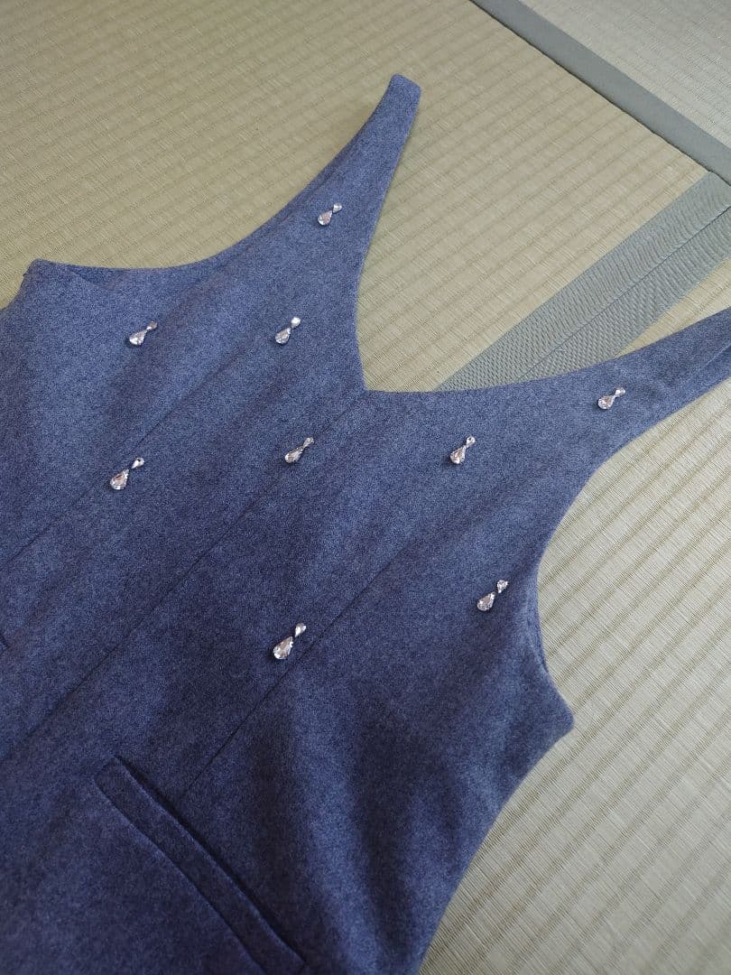ワンピース smileAmeri UND ELSA BIJOU WOOL DRESS