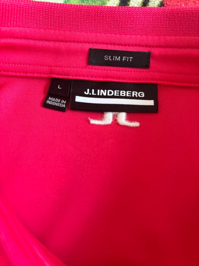 J.LINDEBERG 【2024限定ハワイアンピンクカラー】ポロシャツ