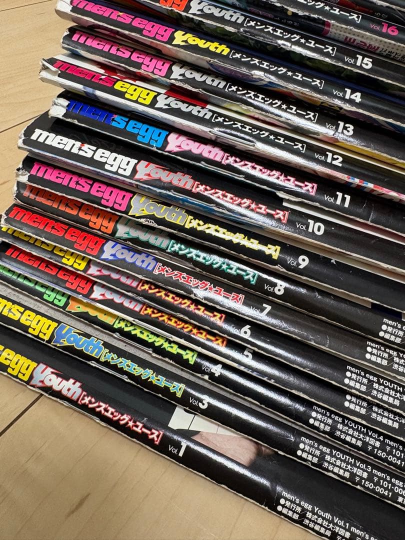 men's egg youth メンズエッグユース　雑誌　19冊　平成　ギャル
