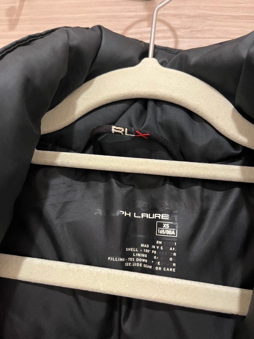 RLX ブラック ダウンベスト XSサイズ