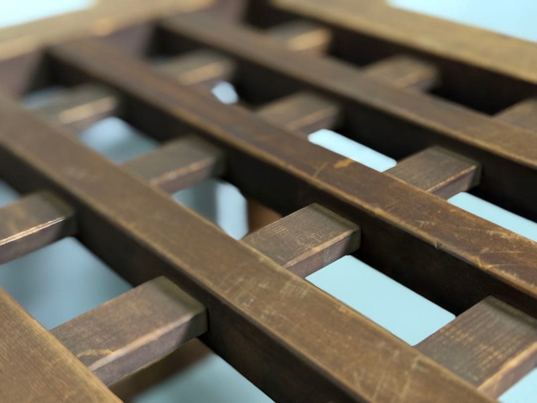 T31 古民具 アンティーク やぐらこたつ ビンテージ家具 木製格子造