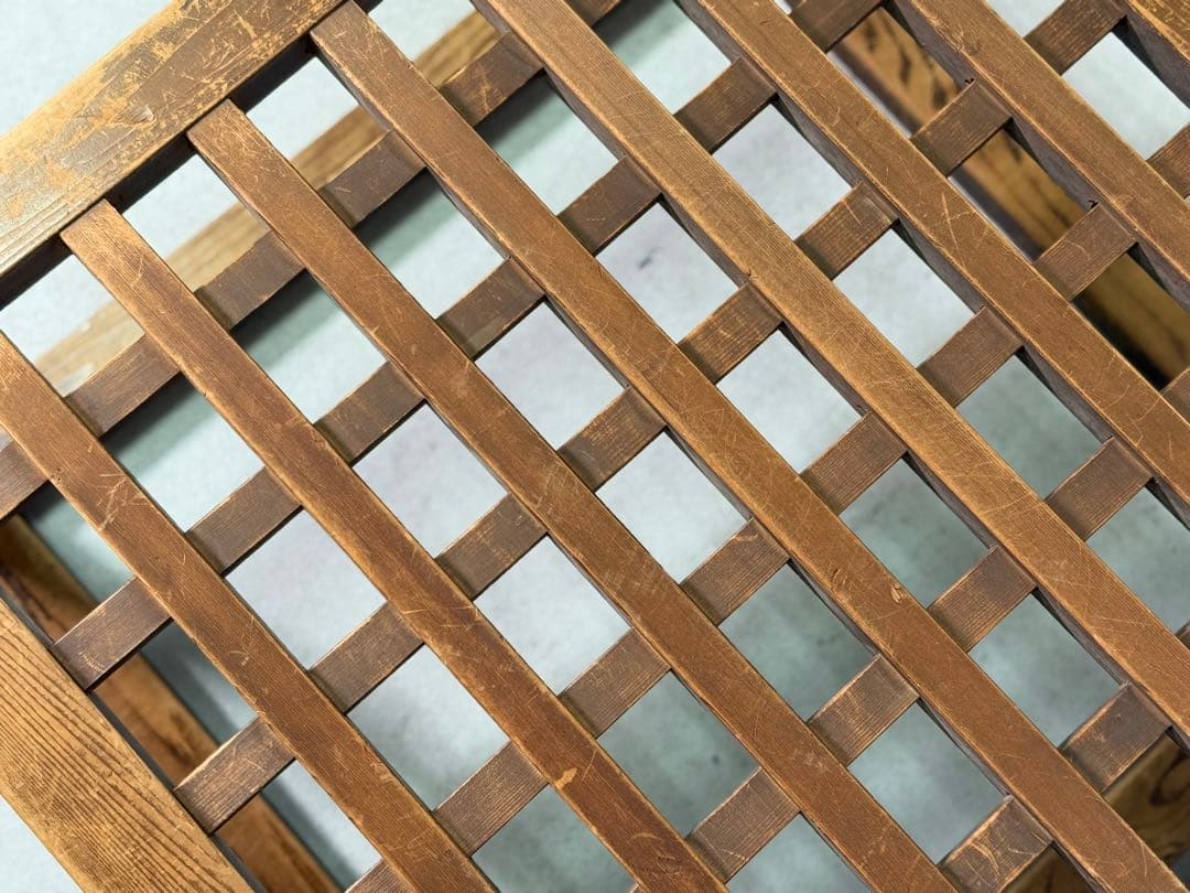 T31 古民具 アンティーク やぐらこたつ ビンテージ家具 木製格子造