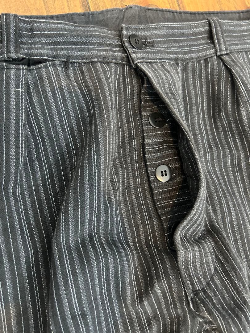 40s50s フレンチヴィンテージ　ストライプスラックス