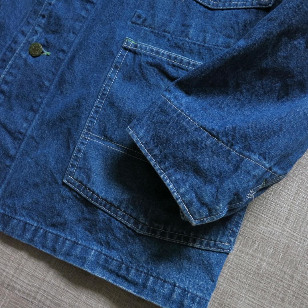 44 Oshkosh B'GOSH USA製 デニム カバーオール ジャケット