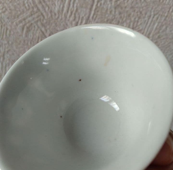 《新春セール！》中国古玩新渡青花氷裂瑠璃梅文盃古伊万里蕎麦猪口