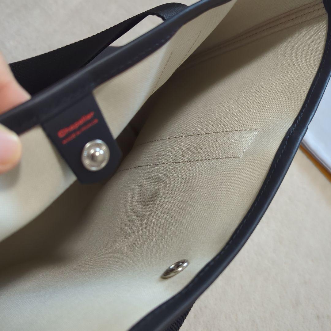 エルベシャプリエ 604G (スクエアトートM)　ノワール×ノワール