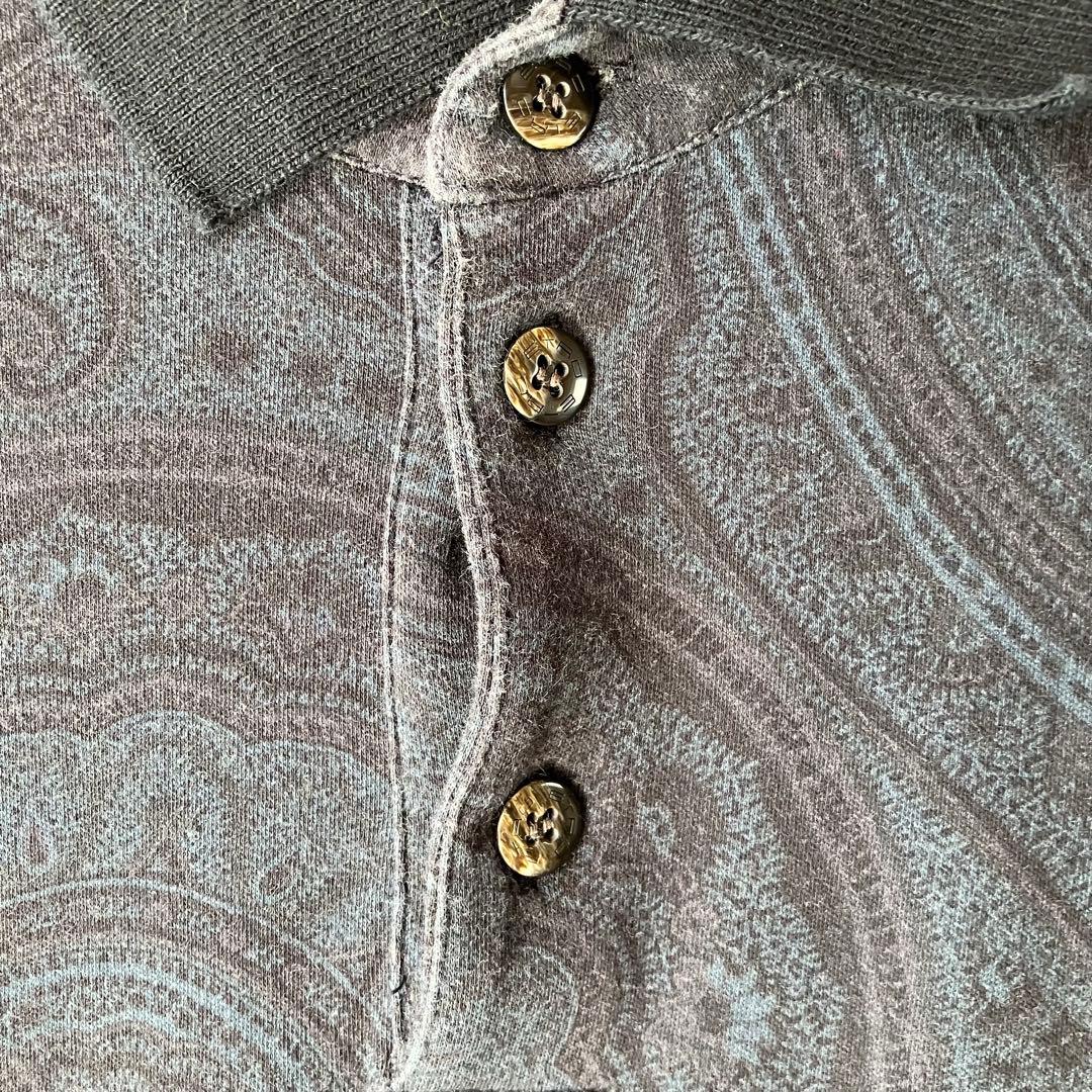 エトロ ポロシャツ　ペイズリー