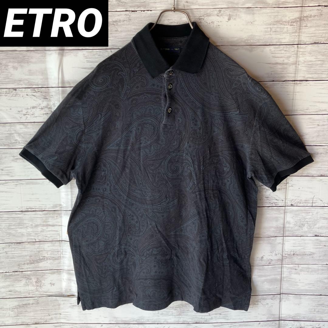 エトロ ポロシャツ　ペイズリー