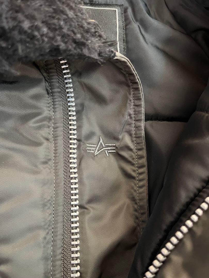 【リアルファー】アルファ　N-3B レプリカグレー　Sサイズ