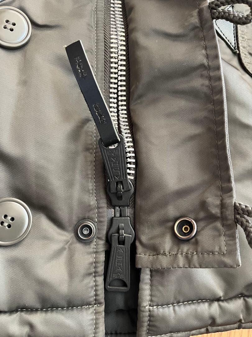 【リアルファー】アルファ　N-3B レプリカグレー　Sサイズ