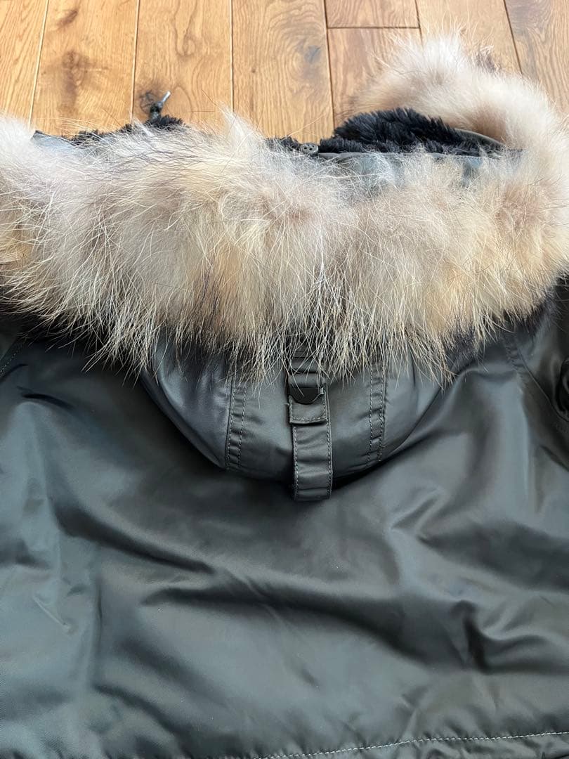 【リアルファー】アルファ　N-3B レプリカグレー　Sサイズ