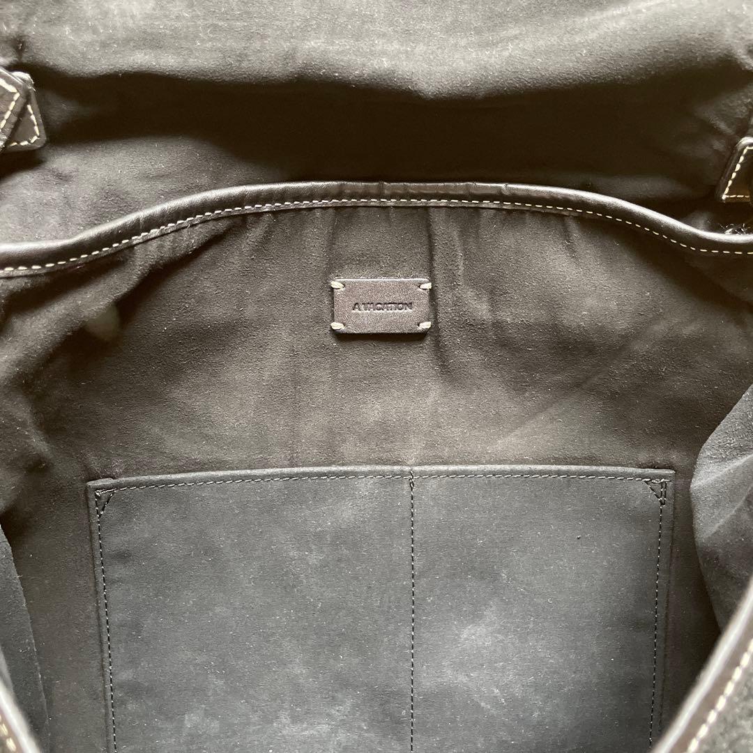 A VACATION アバケーション　ブラック　ショルダーバッグ