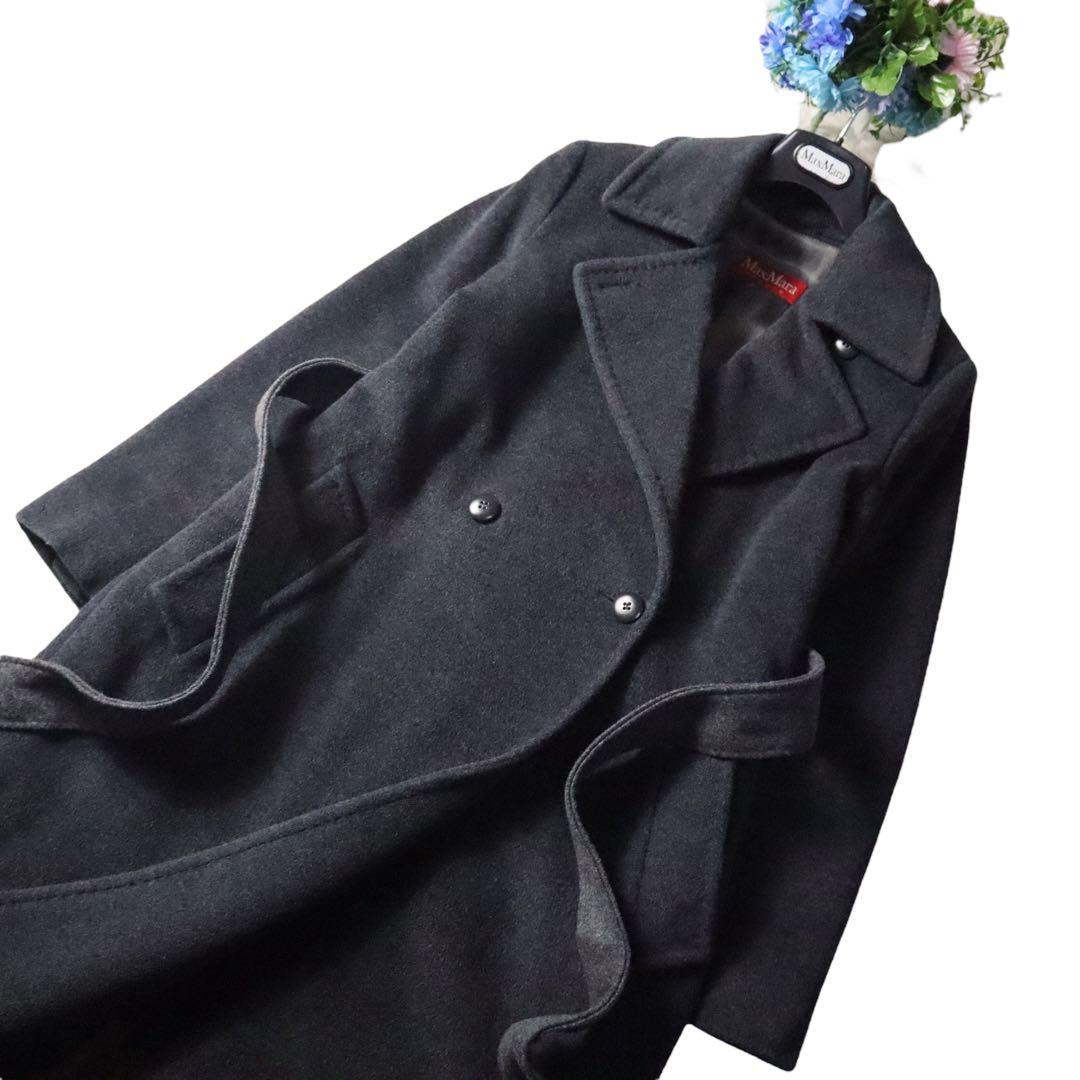 MaxMara マックスマーラ　セレブ御用達♪ベルテッドコート　マニュエラ型