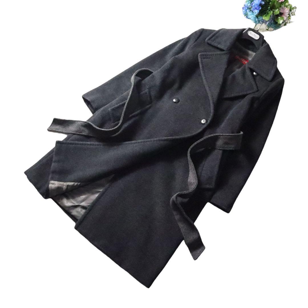 MaxMara マックスマーラ　セレブ御用達♪ベルテッドコート　マニュエラ型