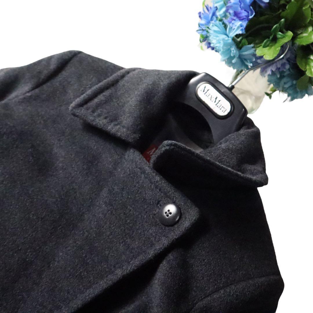 MaxMara マックスマーラ　セレブ御用達♪ベルテッドコート　マニュエラ型