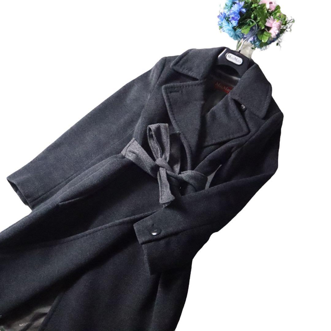 MaxMara マックスマーラ　セレブ御用達♪ベルテッドコート　マニュエラ型