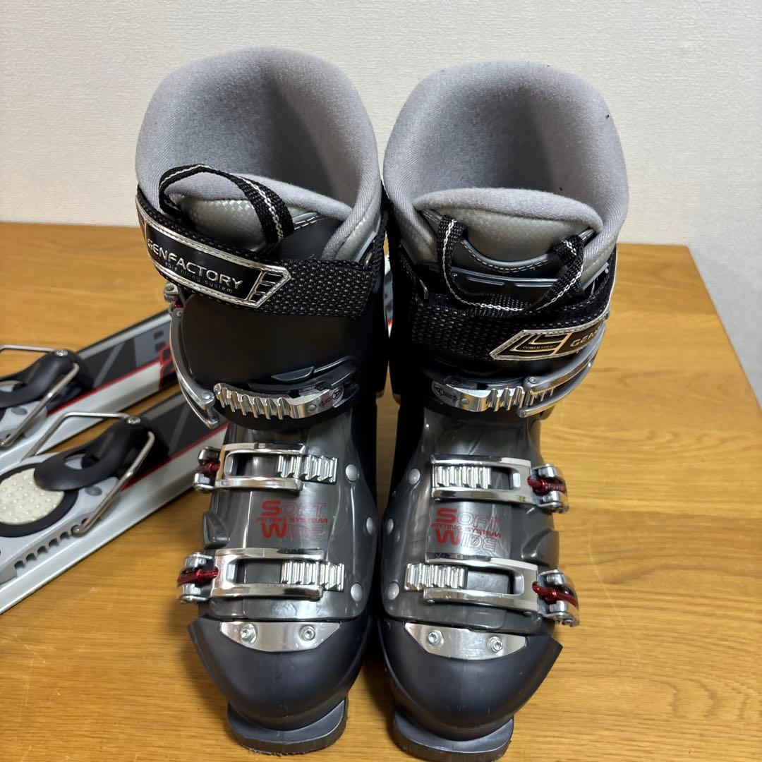 メンズ　ショートスキーセット　GENFACTORY 27-27.5cm ブーツ付