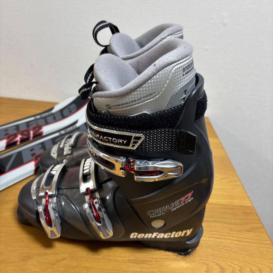 メンズ　ショートスキーセット　GENFACTORY 27-27.5cm ブーツ付