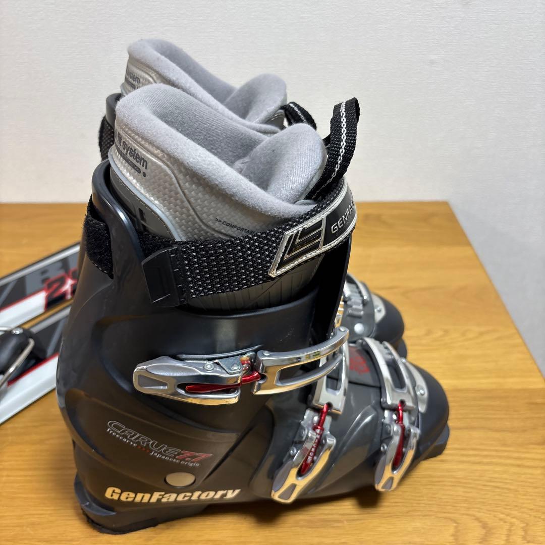 メンズ　ショートスキーセット　GENFACTORY 27-27.5cm ブーツ付