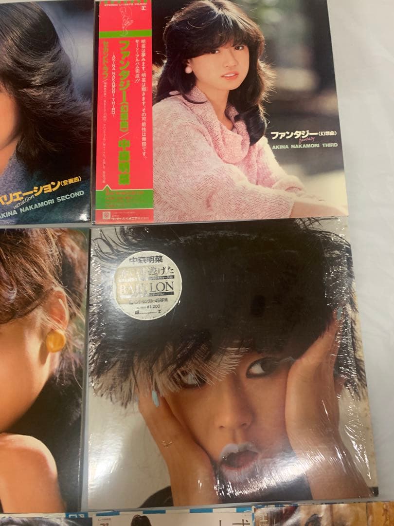 中森明菜 レコード LP+EP 16枚セット 初期アルバム多数 帯付きあり