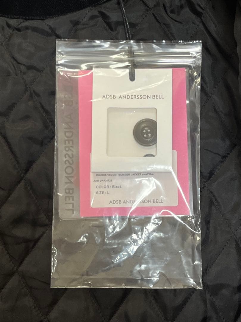 ANDERSSON BELL ボンバージャケット25AW L タグ付き