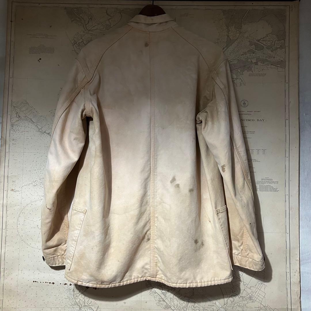 30's40's ダック　大戦カバーオール　懐中ポケット　ドーナツボタン