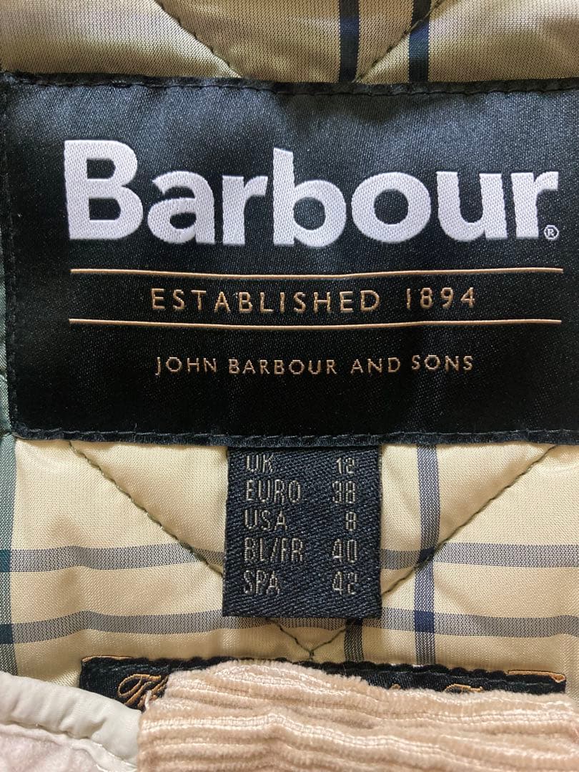 Barbour ボアライナーベスト UK12