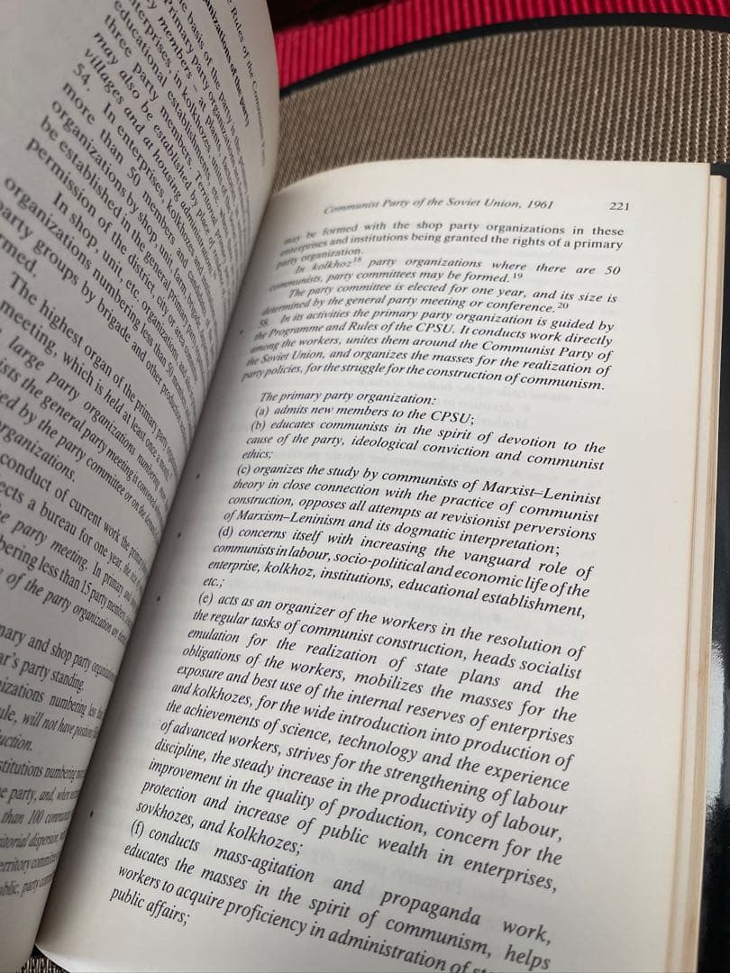 洋書 COMMUNIST PARTY OF THE SOVIET UNION