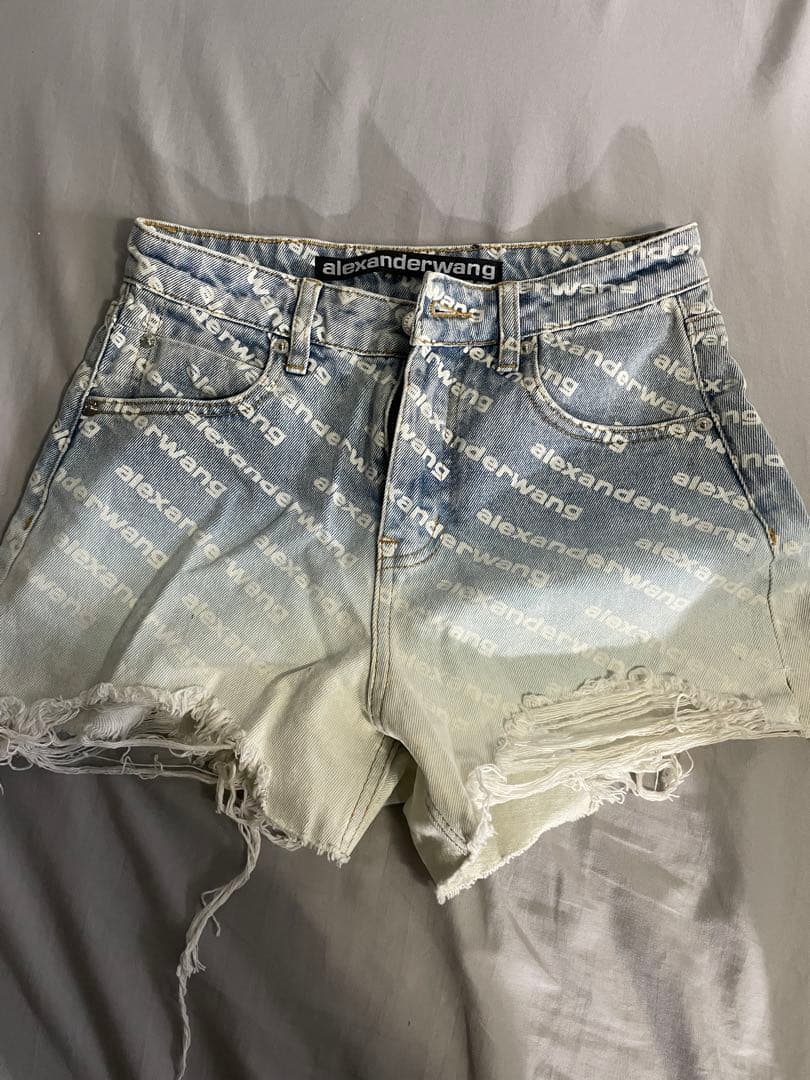 alexanderwang ロゴデニムショートパンツ 27