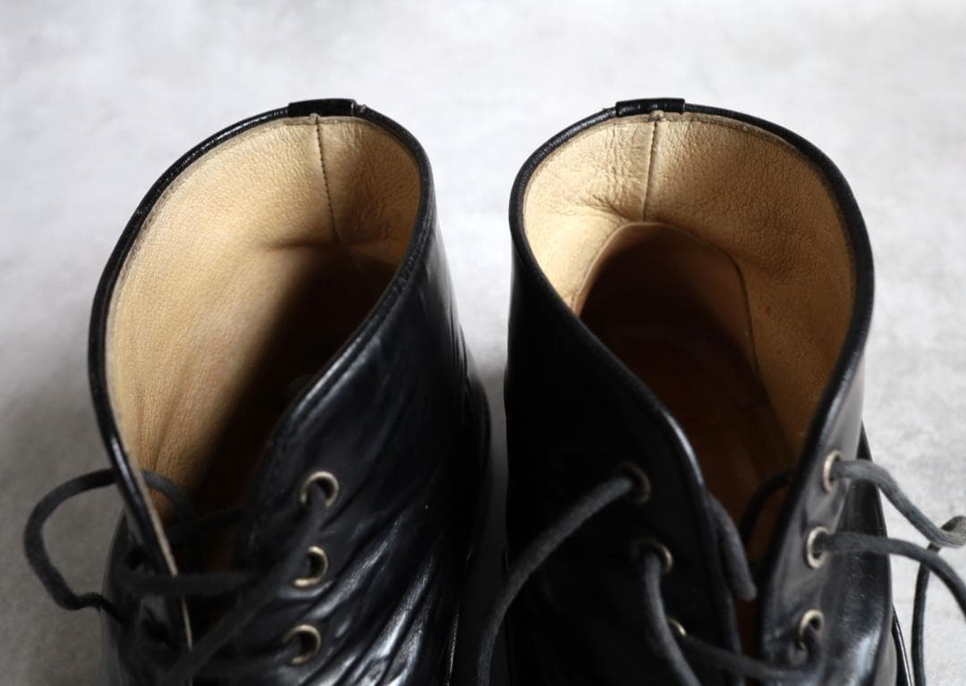 【Joy様用】ベリーボタン レースアップブーツ ブラック