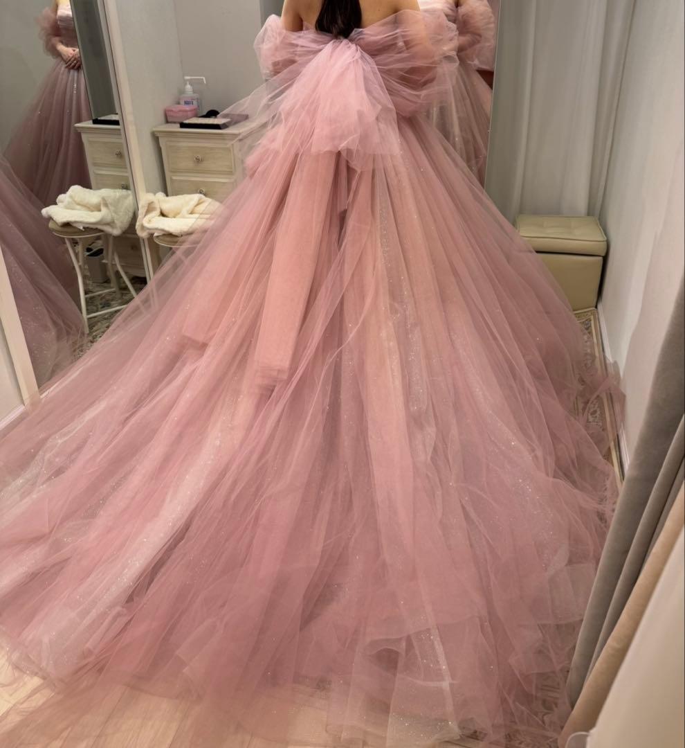 【1回着用】ハツコエンドウkiki stella風※パニエ・ベルト付