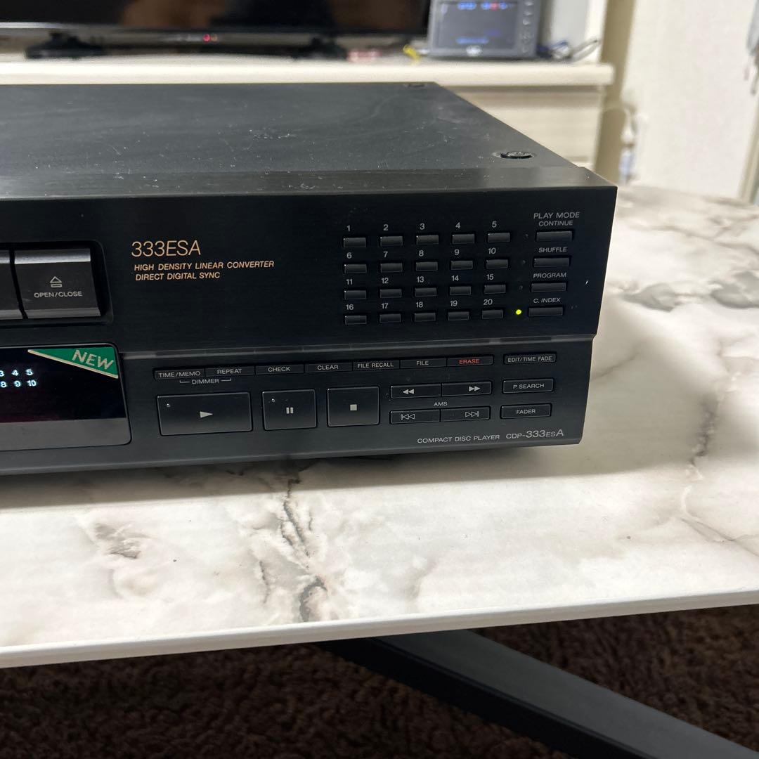 SONY CDプレイヤーCDP-333ESA リモコン付き