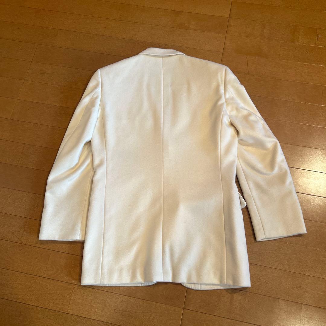新品◆Moncadaホワイト ダブル　ブレスト テーラードジャケット　カシミア