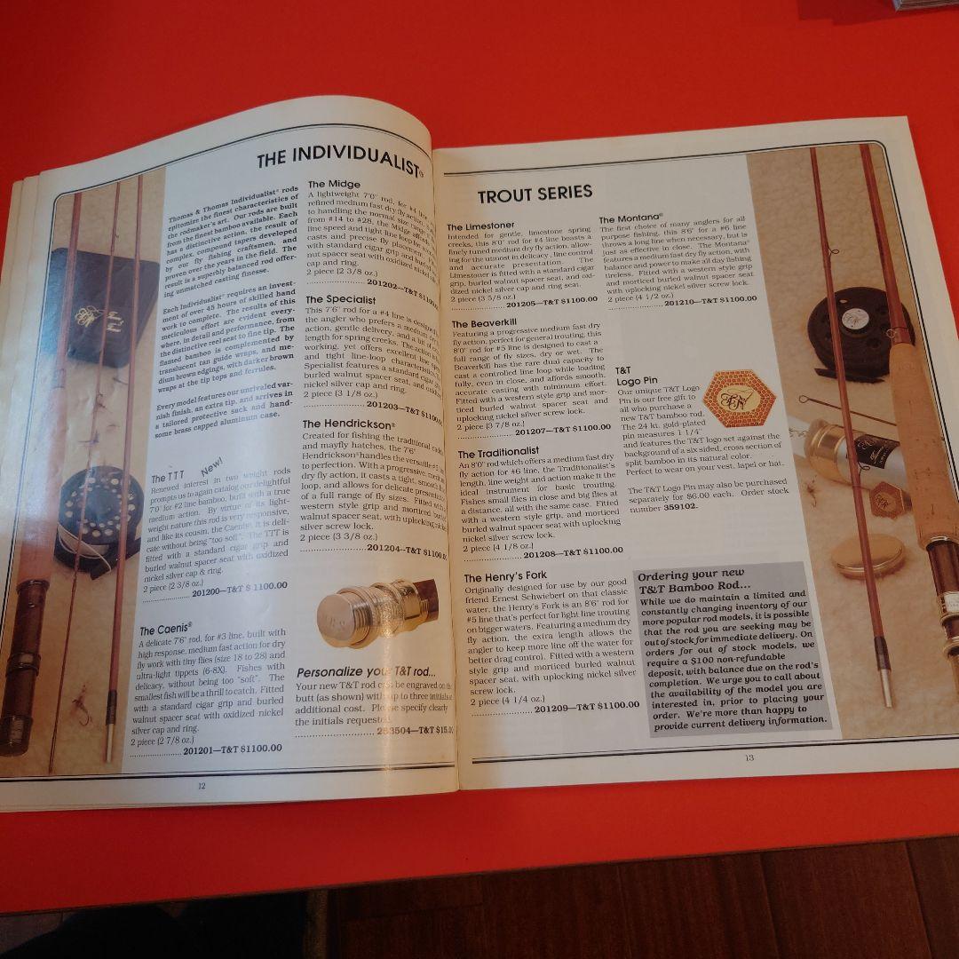 Thomas & Thomas フィッシングカタログ 1988年