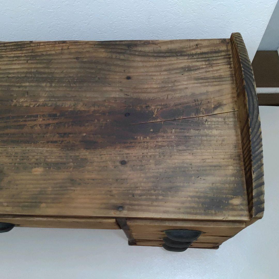 古家具 和机 文机 引出し 昭和レトロ アンティーク 送料無料