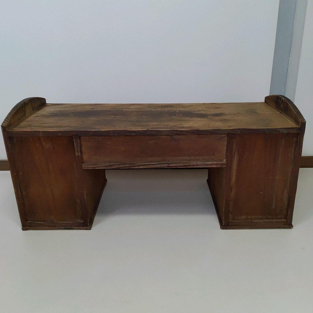 古家具 和机 文机 引出し 昭和レトロ アンティーク 送料無料