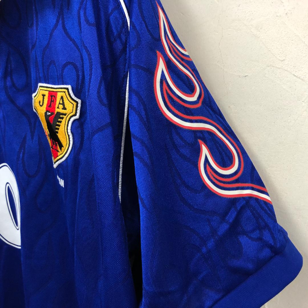 98年 フランスW杯 日本代表 名波浩 ユニフォーム asics ファイヤー