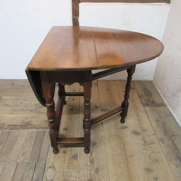 イギリス アンティーク 家具 ゲートレッグテーブル ダイニング 英国 6924d