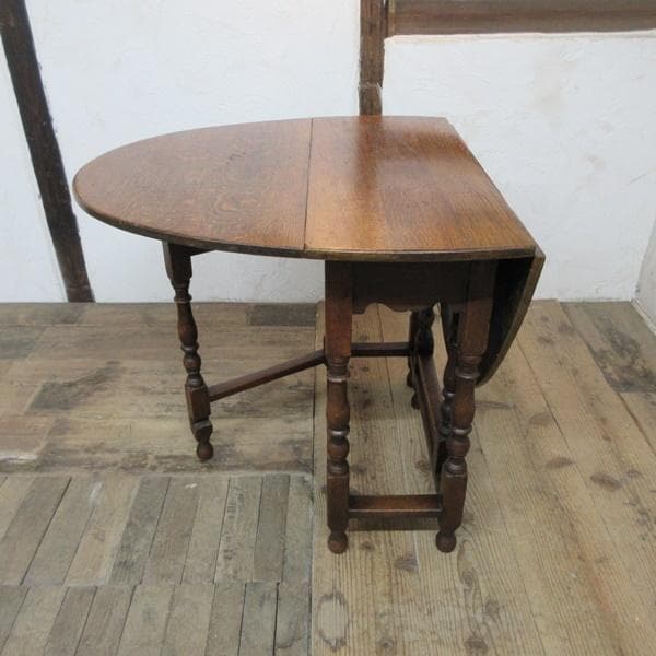 イギリス アンティーク 家具 ゲートレッグテーブル ダイニング 英国 6924d
