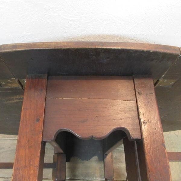 イギリス アンティーク 家具 ゲートレッグテーブル ダイニング 英国 6924d